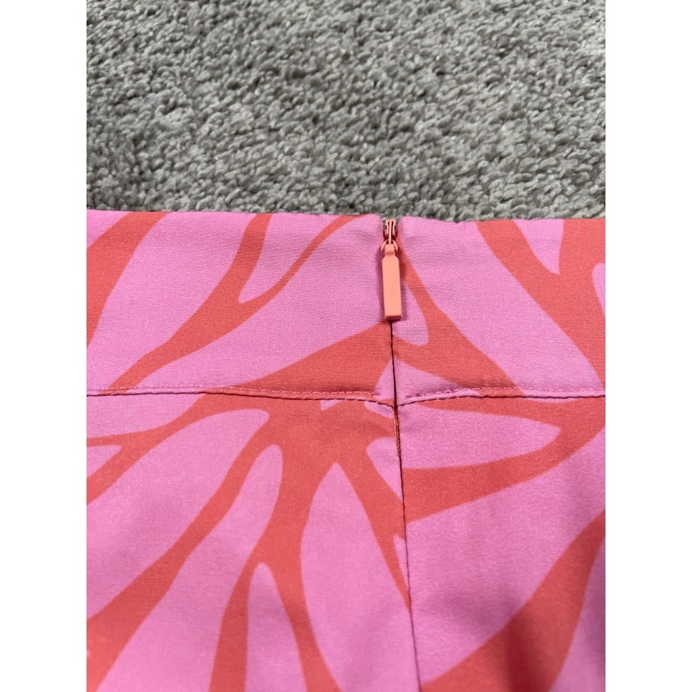 Vineyard Vines Skort Womens 8 Skirt Pink Orange Floral Golf Athletic Tropical - Picture 9 of 10